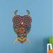 Indigo Safari Mandala Owl Owls Animal Animals Cartoon Decors Wall Sticker Art Design Decal For Girls Boys Room Home Decor Stickers Wall Art (40X35 Inch) | Wayfair