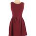 Anthropologie Dresses | Ganni Sleeveless Anthropologie Fit And Flare Dress | Color: Red | Size: S
