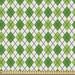 East Urban Home fab_35546_Ambesonne Irish By The Yard, Classical Argyle Diamond Line Pattern w/ Crosswise Lines Old Fashioned | 36 W in | Wayfair