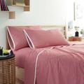 Martex Clean AF 200 Thread Count 100% Cotton Percale Sheet Set Cotton in Red | King | Wayfair 028828639714