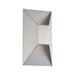 Modern Forms Maglev 2 - Light LED Dimmable Flush Mounted Sconce Metal in Gray | 10 H x 5.5 W x 3.625 D in | Wayfair WS-W24110-40-AL