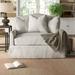 Accent Chair - Birch Lane™ Wendell Slipcovered Chair & a Half Fabric in Brown | 38 H x 52 W x 43 D in | Wayfair CB4E3A4E0C0B486B8C54C5D50000CDFF