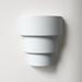 AllModern Logan Flush Mounted Sconce Ceramic in White | 14.25 H x 12.75 W x 6.25 D in | Wayfair B946EF89626F4718B460AE756D7C27D6