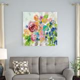 Winston Porter Hydrangea Bouquet II by Silvia Vassileva - Wrapped Canvas Painting Print Canvas in White | 36 H x 36 W x 1.25 D in | Wayfair