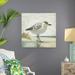 Highland Dunes Beach Bird I by James Wiens - Wrapped Canvas Painting Print Canvas in White | 36 H x 36 W x 1.25 D in | Wayfair