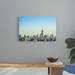 Ebern Designs NYC Silhouettes II by Sonja Quintero - Wrapped Canvas Print Canvas in Blue/Brown | 20 H x 30 W x 1.25 D in | Wayfair