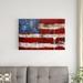 August Grove® Ashley American Flag by Erin Ashley - Wrapped Canvas Print Canvas in White | 24 H x 36 W x 1.25 D in | Wayfair