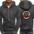 Full Throttle 73Inboulon Rockabilly Biker Survêtement pour homme Sweat à capuche PVD pour homme