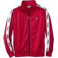 Men's Big & Tall FILA® Taped Logo Track Jacket by FILA in Red (Size 2XL)