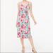 J. Crew Dresses | Nwot Jcrew Cotton Floral Wrap Dress Sz 00 | Color: Pink/White | Size: 00