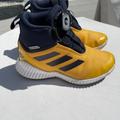 Adidas Shoes | Adidas High Top Sneakers | Color: Blue/Yellow | Size: 11.5b