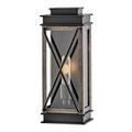 Hinkley Lighting Montecito 15 Inch Tall Outdoor Wall Light - 11190BK