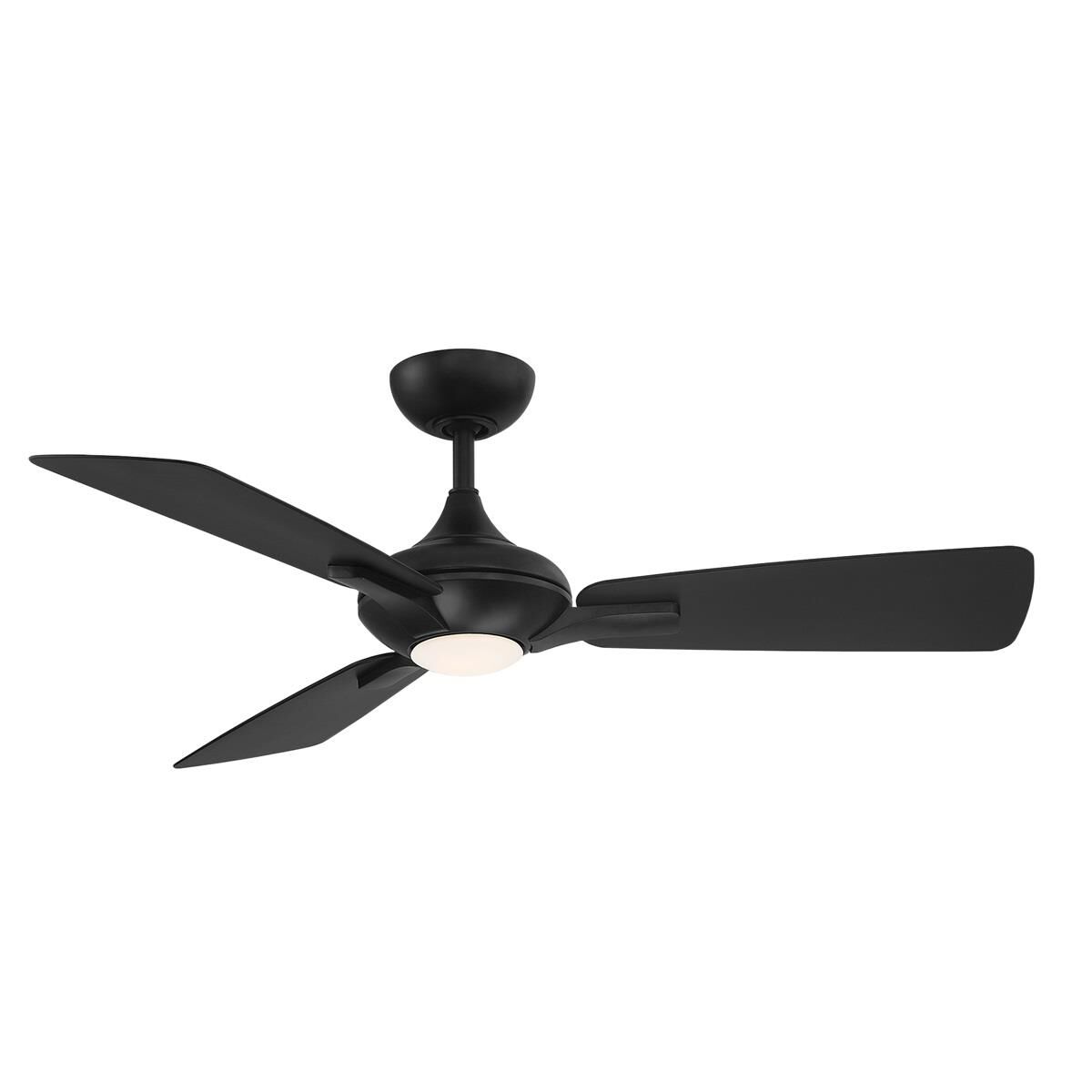 Modern Forms Mykonos Outdoor Rated 52 Inch Ceiling Fan with Light Kit - FR-W1819-52L-35-MB