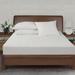 All-In-One All Season Reversible Cooling & Warming Fitted Mattress Pad, Twin by Levinsohn Textiles in White (Size QUEEN)