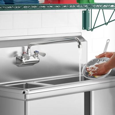 Regency Wall Mount Faucet with 14" Swing Spout and 4" Centers