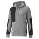 PUMA Men's BMW MMS Full-Zip Hoodie Hooded Sweatshirt, Medium Gray Heather, XL