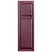 Alpha Shutters Custom Cottage-style Raised Panel Vinyl Shutters Pair in Red/Pink/Indigo | 69 H x 12 W x 0.125 D in | Wayfair R212069090