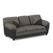 Ivy Bronx Diah 89" Pillow Top Arm Sofa Faux Leather/Polyester in Brown | 35 H x 89 W x 38 D in | Wayfair 28024A4754EB489DA16673422CC4B0EA