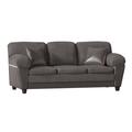 Ivy Bronx Diah 89" Pillow Top Arm Sofa in Gray | 35 H x 89 W x 38 D in | Wayfair BFFFA8A633A04559B461407526D29B21