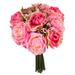 Primrue Rose Floral Arrangement Polyester in Pink | 2 H x 8 W x 8 D in | Wayfair WRLO1000 39213463