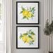 August Grove® Lemon Squeeze I - 2 Piece Painting Print Set Paper, Solid Wood in Green/Yellow | 30.5 H x 61 W x 1.5 D in | Wayfair