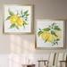 August Grove® Lemon Squeeze I - 2 Piece Painting Print Set Canvas, Solid Wood in Green/Yellow | 34.5 H x 69 W x 1.5 D in | Wayfair