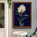 House of Hampton® Pretty As A Peony II - Picture Frame Print on Paper in Black/Green/Indigo | 37.5 H x 27.5 W x 1.5 D in | Wayfair