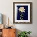 House of Hampton® Pretty As A Peony - Picture Frame Print on Paper in Black/Indigo/Pink | 24 H x 18 W x 1.5 D in | Wayfair