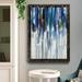 Wrought Studio™ Windchimes - Premium Framed Print - Ready To Hang Paper, Wood in Blue/Brown/Green | 37.5 H x 27.5 W x 1.5 D in | Wayfair