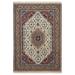 White 68 x 0.25 in Area Rug - Canora Grey Vanegas Oriental Hand Knotted Wool Cream Area Rug Wool | 68 W x 0.25 D in | Wayfair