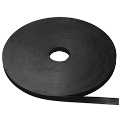 Magnetoplan Magnetleiste Beschrieftungsschild C-Profil Rolle - 10mmx50m (BxL) - Schwarz - Metall Image