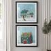 The Holiday Aisle® Home for Christmas - 2 Piece Graphic Art Print Set Paper, Solid Wood in Green/Red | 34.5 H x 69 W x 1.5 D in | Wayfair