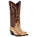 Men's Laredo 12" Snake Print Boots by Laredo in Brown (Size 10 1/2 M)