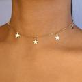 Urban Outfitters Jewelry | Gold Star Charm Choker Necklace | Color: Gold | Size: Os