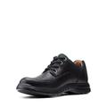 Clarks Un Brawley Lace Mens Wide Fit Lace Up Shoes 10 Black