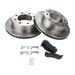 2002-2006 Chevrolet Avalanche 2500 Rear Brake Pad and Rotor Kit - TRQ