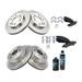 2008-2013 Cadillac Escalade EXT Front and Rear Brake Pad and Rotor Kit - TRQ