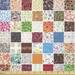 East Urban Home Ambesonne Retro Fabric By The Yard, Big Patchwork Of Different Patterns Traditional Classical Old Fashioned, Square | 36 W in | Wayfair