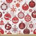 East Urban Home Ambesonne Christmas Fabric By The Yard, Classical Themed Old Fashioned Celebration Carols Winter Design Patterns, Square | Wayfair