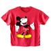 Disney Shirts & Tops | 4/$25 Disney Boys Mickey Mouse T-Shirt Red - Small | Color: Red | Size: Sb