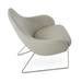 sohoConcept Gazel Lounge Chair Wire Base Metal in Gray | 33 H x 26 W x 28.5 D in | Wayfair GAZ-WIL-BLK-003