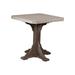 Ebern Designs Yfke Square Outdoor Table Plastic in Gray/Brown | 42 H x 41 W x 41 D in | Wayfair 851AD193ADDE4F0A93F0EC8DA9CE1A4B