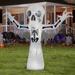 The Holiday Aisle® Thunder Bare Bones Halloween Decoration Inflatable in White | 120.08 H x 29.53 W x 120.08 D in | Wayfair GE9-70505-1