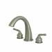 Elements of Design St. Charles Double Handle Deck Mounted Roman Tub Faucet, Ceramic in Gray | 9 H in | Wayfair ES2368