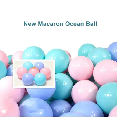 Boule colorée écologique en plastique souple pour enfant balle de 5.5cm de diamètre jouet pour