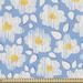 East Urban Home Ambesonne Floral Fabric By The Yard, Continuous Happy Daisy Flowers Pastel Tones Sketch Retro Illustration | 36 W in | Wayfair