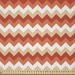 East Urban Home Coral Fabric By The Yard, Horizontal Chevron Pattern Arrows Geometric Design Striped Old Fashion Zigzag | 90 W in | Wayfair