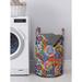 East Urban Home Ambesonne Mandala Laundry Bag, Colorful Abstract Sixties Inspired Pattern Flower Design w/ Stripes Lines | 19 H in | Wayfair