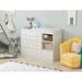 Latitude Run® Changing Table Dresser Wood in Brown/Green/White | 36 H x 47.6 W x 18.6 D in | Wayfair 8B94DF8E8BFD494D998F37240A956763