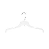 Rebrilliant Plumerville Plastic Standard Hanger for Dress/Shirt/Sweater Plastic in White | 4 H x 17 W in | Wayfair 068CC6C5FBE34F42AC24D3687ED5B91C